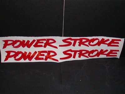 Powerspec Sticker POWER STROKE Windshield or rear window Decal
